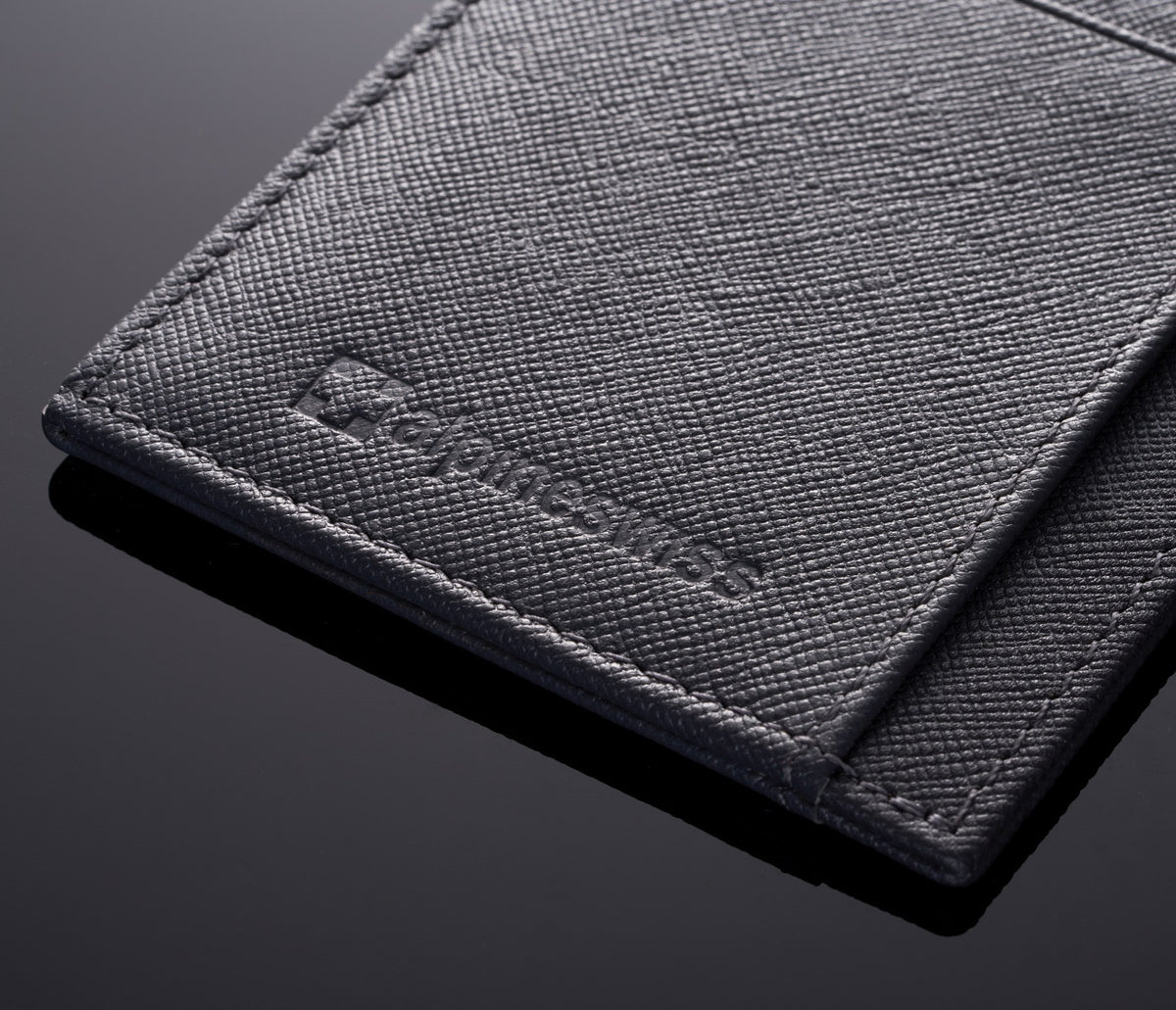 Alpine Swiss Mens RFID Wallet – Crosshatch Gray