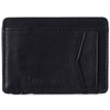 Alpine Swiss Men RFID Safe Minimalist Front Pocket Wallet Leather Thin Card Case – Black
