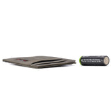 Alpine Swiss Men RFID Safe Minimalist Front Pocket Wallet Leather Thin Card Case – Nubuck Gray