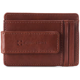 Alpine Swiss Mens RFID Safe Magnetic Money Clip Wallet Slim Front Pocket Wallet – Tan