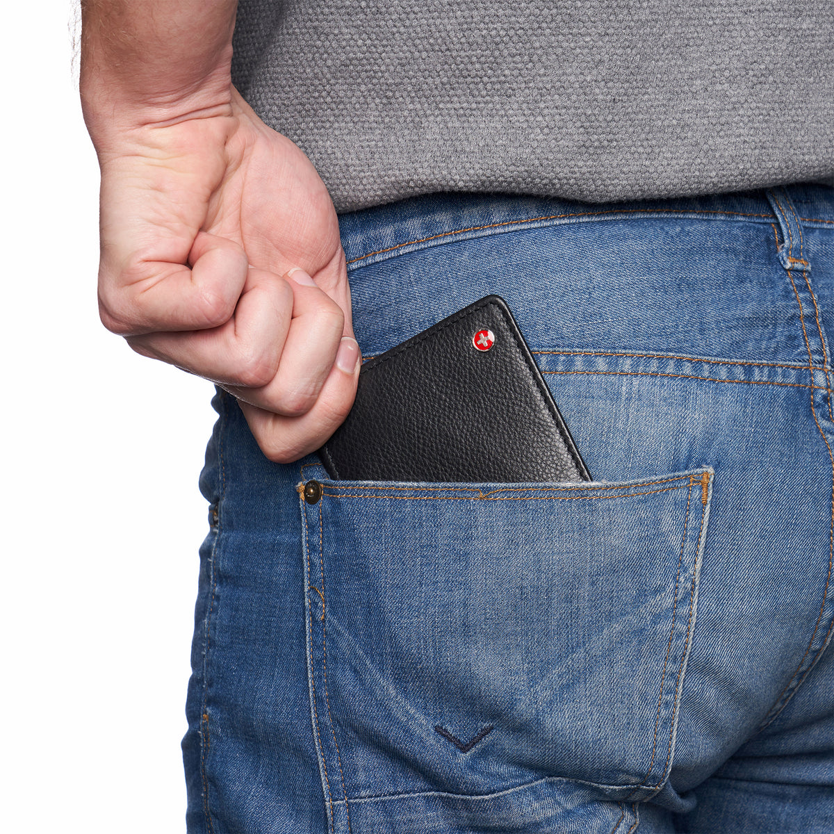 Alpine Swiss Connor Executive Bifold Wallet – Black