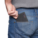 Alpine Swiss Connor Executive Bifold Wallet – Nubuck Black