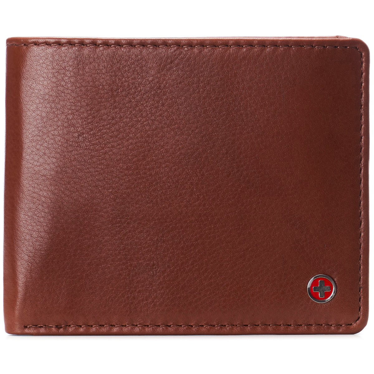 Alpine Swiss Connor Executive Bifold Wallet – Tan