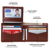 Alpine Swiss Connor Executive Bifold Wallet – Tan