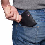 Alpine Swiss Mens Wallet for Men RFID Protected Leather Mens Wallet Spencer Bifold – Glossy Nappa Black