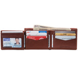 Alpine Swiss Mens Wallet for Men RFID Protected Leather Mens Wallet Spencer Bifold – Tan