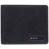 Alpine Swiss Wallet for Men Nolan Commuter Bifold Dual ID Windows for License Work – Nubuck Black