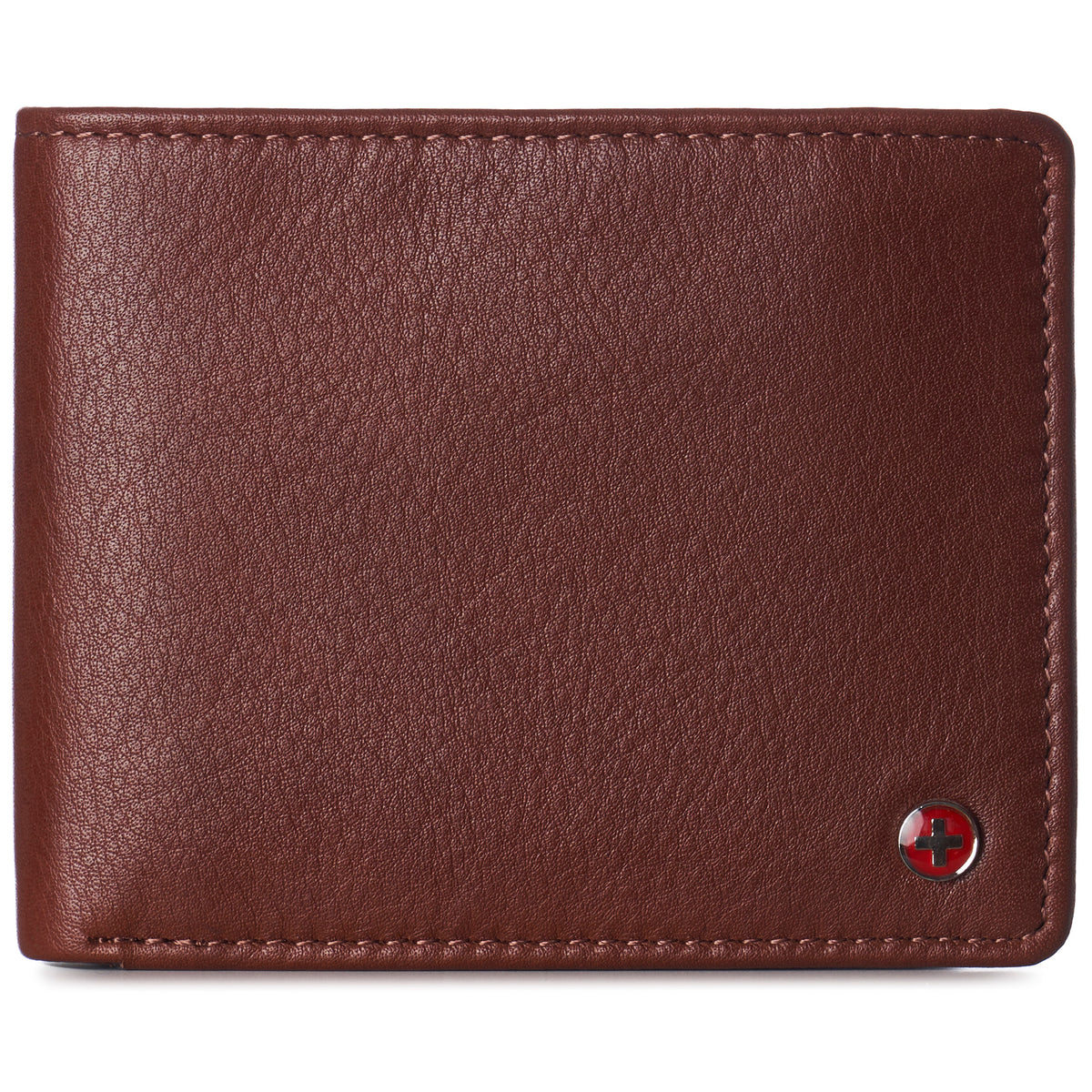 Alpine Swiss Mens Wallet for Men RFID Protected Leather Mens Wallet Spencer Bifold – Tan