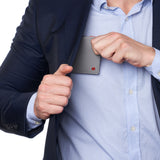 Alpine Swiss Wallet for Men Nolan Commuter Bifold Dual ID Windows for License Work – Smooth Finish Gray
