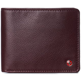 Alpine Swiss Mens Wallet for Men RFID Protected Leather Mens Wallet Spencer Bifold – Burgundy