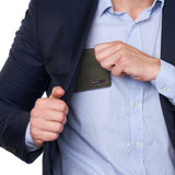 Alpine Swiss Wallet for Men Nolan Commuter Bifold Dual ID Windows for License Work – Nubuck Olive
