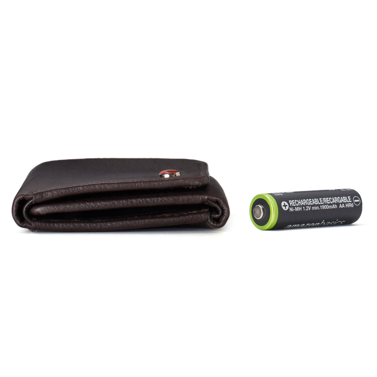 Alpine Swiss Men's Leon RFID Trifold Pocket Wallet – Brown
