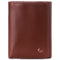 Alpine Swiss Mens Trifold Wallet RFID Blocking Genuine Leather Bifold ID Window – Tan