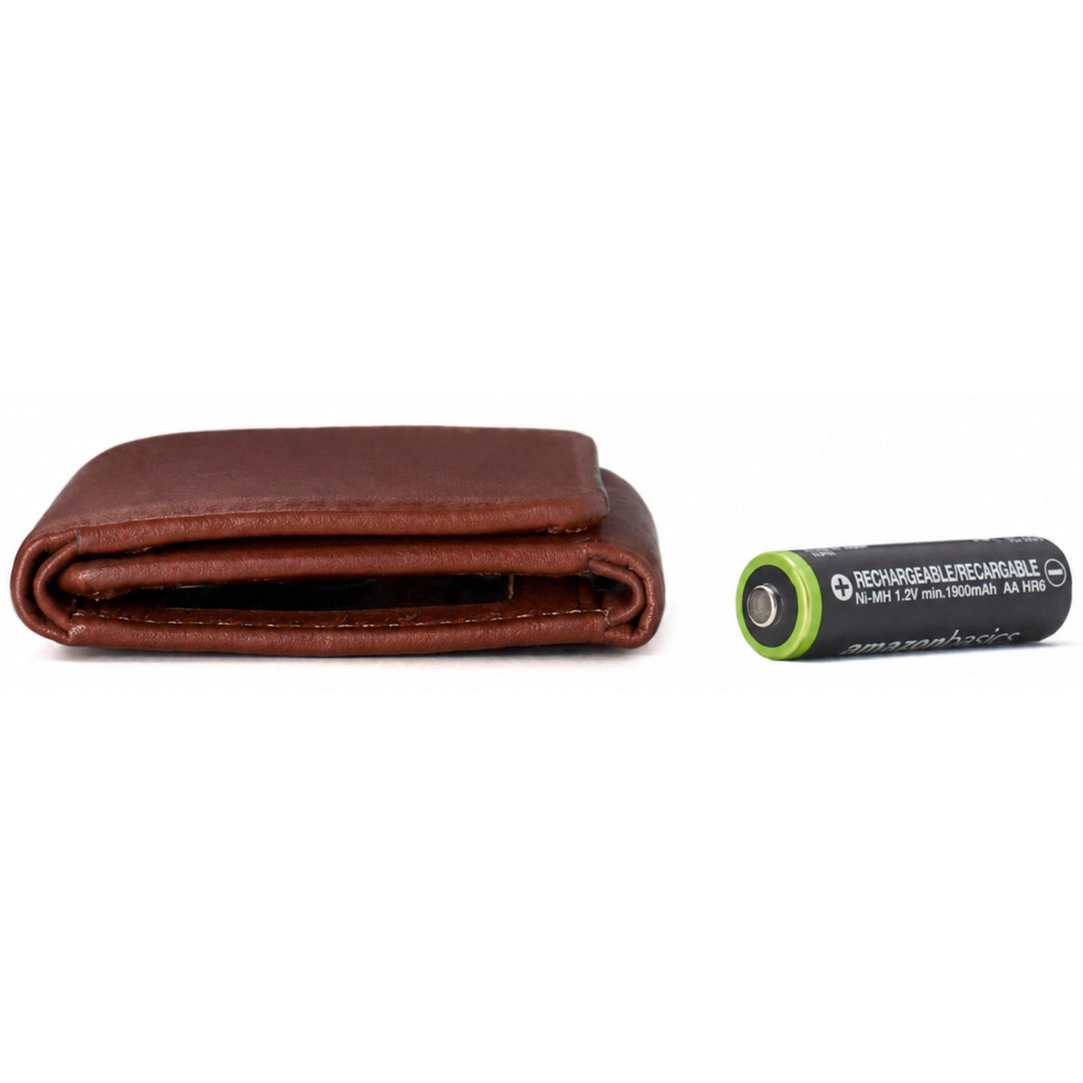 Alpine Swiss Men's Leon RFID Trifold Pocket Wallet – Tan
