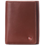 Alpine Swiss Men's Leon RFID Trifold Pocket Wallet – Tan