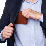 Alpine Swiss Logan Zipper Bifold Wallet – Tan