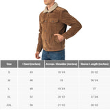 Alpine Swiss Aaron Mens Trucker Jacket – Faux Suede Tan