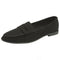 Alpine Swiss Abby Womens Penny Loafers Slip On Flats Comfortable Office Shoes – Black