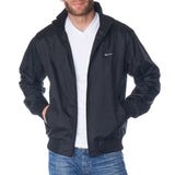 Alpine Swiss Mens Lightweight Bomber Jacket Casual Windbreaker Varsity Coat – Black