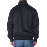 Alpine Swiss Mens Lightweight Bomber Jacket Casual Windbreaker Varsity Coat – Black