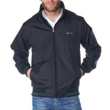 Alpine Swiss Mens Lightweight Bomber Jacket Casual Windbreaker Varsity Coat – Black Green