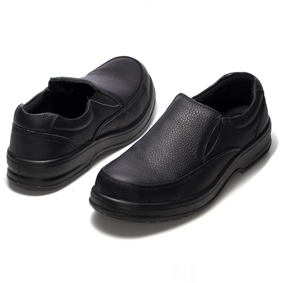 Alpine Swiss Arbete Mens Work Shoes – Black