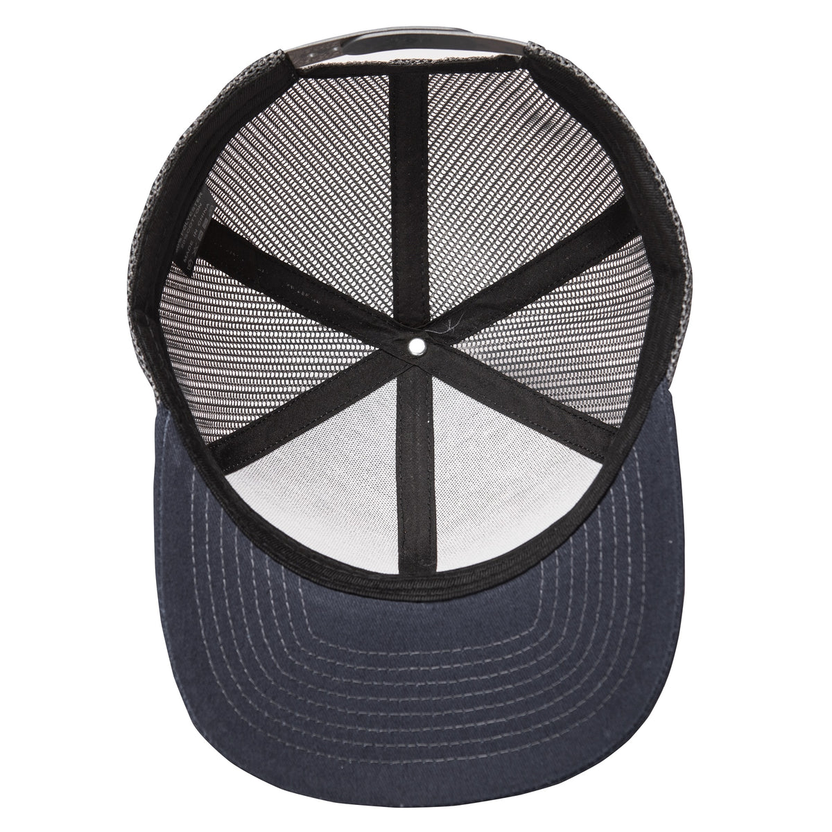 Alpine Swiss Mens Trucker Hat Snapback Mesh Back Cap Adjustable Baseball Cap – Embroidered Navy