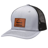 Alpine Swiss Mens Trucker Hat Snapback Mesh Back Cap Adjustable Baseball Cap – Gray