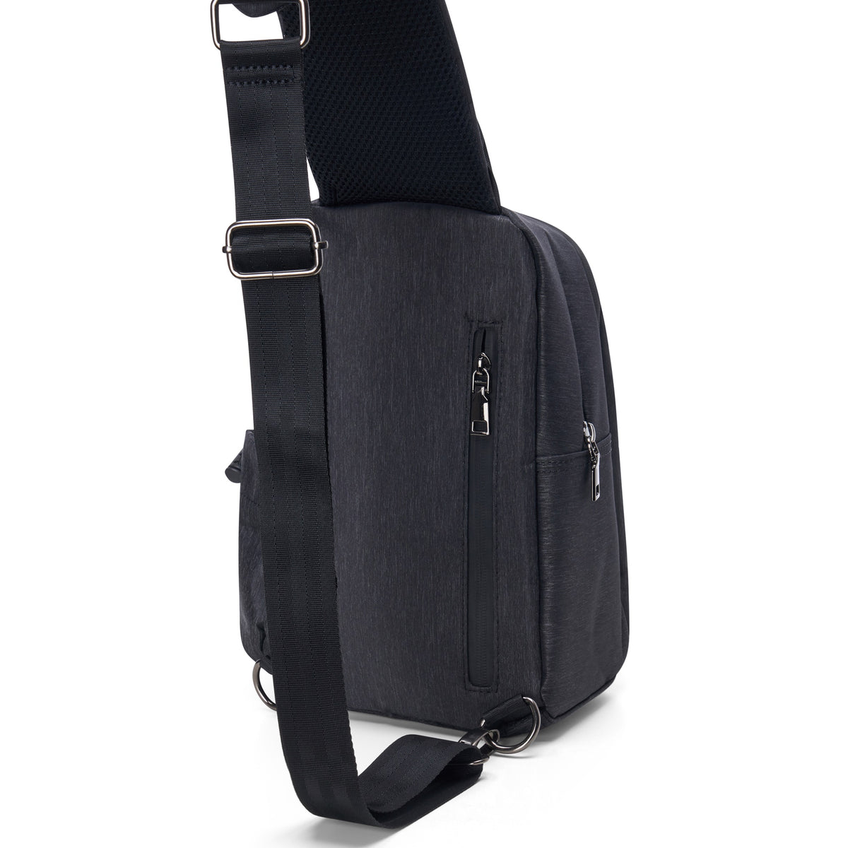 Alpine Swiss Sling Bag Crossbody Backpack Chest Pack Casual Day Bag Shoulder Bag – Black