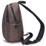 Alpine Swiss Sling Bag Crossbody Backpack Chest Pack Casual Day Bag Shoulder Bag – Brown