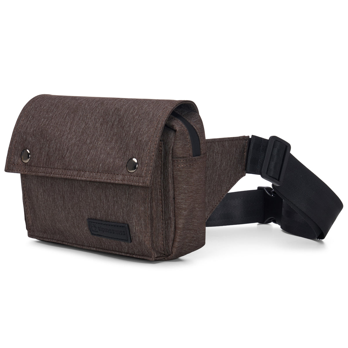 Alpine Swiss Fanny Pack Waist Bag Adjustable Belt Strap Crossbody Sling Bum Bag – Brown