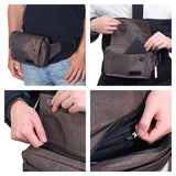Alpine Swiss Fanny Pack Waist Bag Adjustable Belt Strap Crossbody Sling Bum Bag – Brown