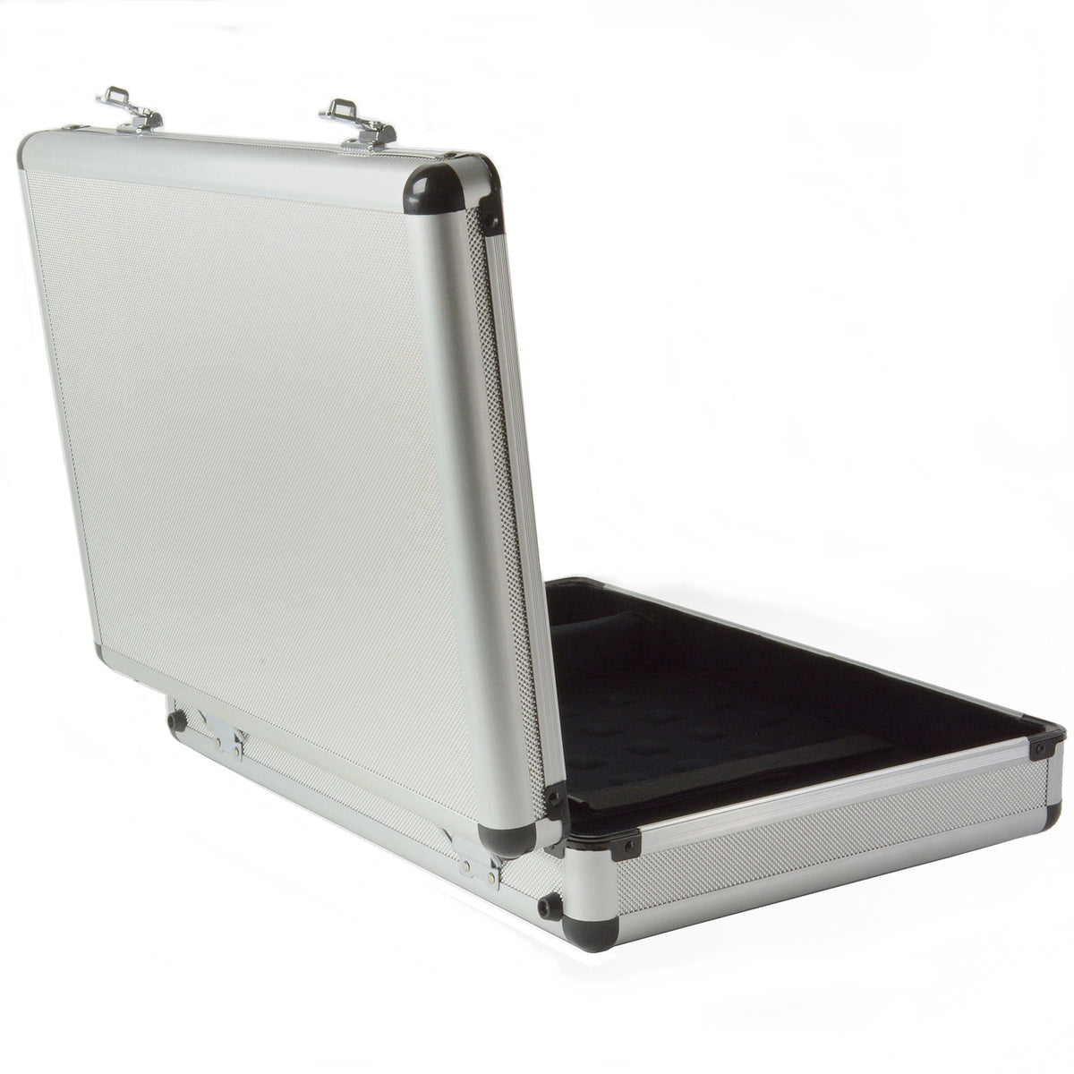 Alpine Swiss Executive Aluminum Briefcase Padded Laptop Briefcase For Men Hard Shell – Silver