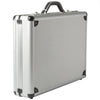 Alpine Swiss Executive Aluminum Briefcase Padded Laptop Briefcase For Men Hard Shell – Silver