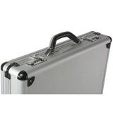 Alpine Swiss Executive Aluminum Briefcase Padded Laptop Briefcase For Men Hard Shell – Silver