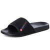 Alpine Swiss Athletic Slides For Men Flip Flop Sandals House Shoes Slippers For Men – Black