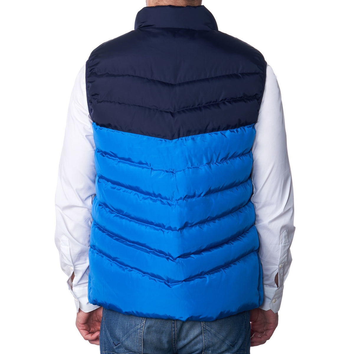 Alpine Swiss Mens Lightweight Down Puffer Vest Insulated Padded Sleeveless Jacket – Blue