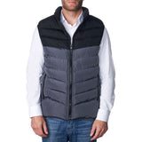Alpine Swiss Mens Lightweight Down Puffer Vest Insulated Padded Sleeveless Jacket – Gray