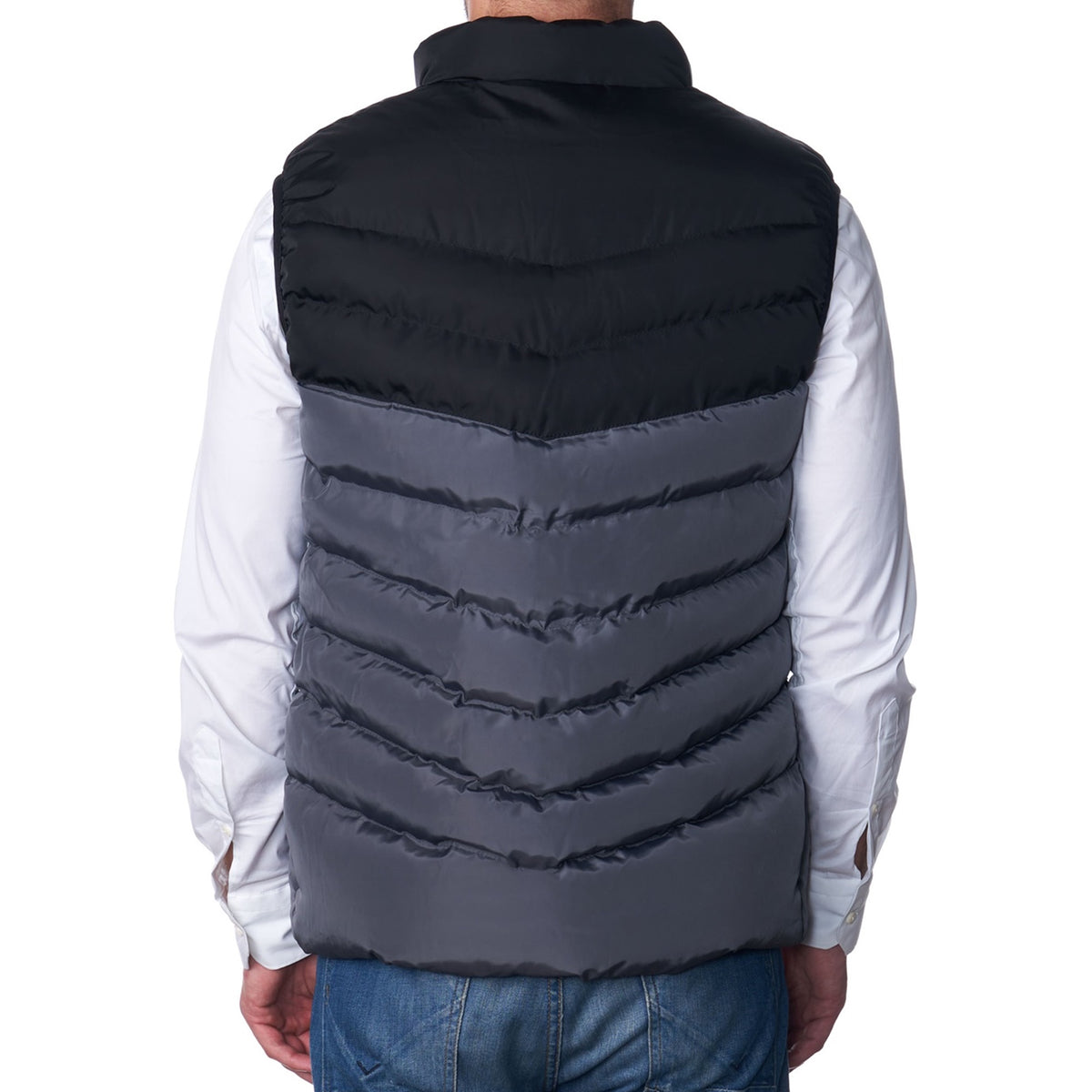 Alpine Swiss Mens Lightweight Down Puffer Vest Insulated Padded Sleeveless Jacket – Gray