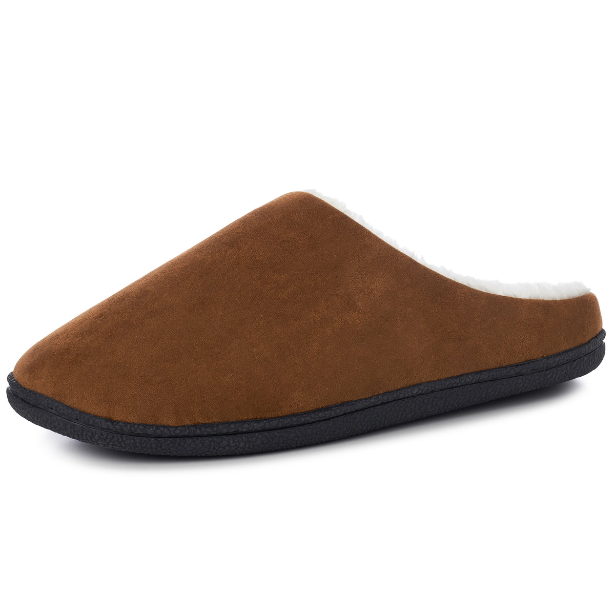 Alpine Swiss Mens Memory Foam Clog Slippers Indoor Comfort Slip On House Shoes – Chestnut
