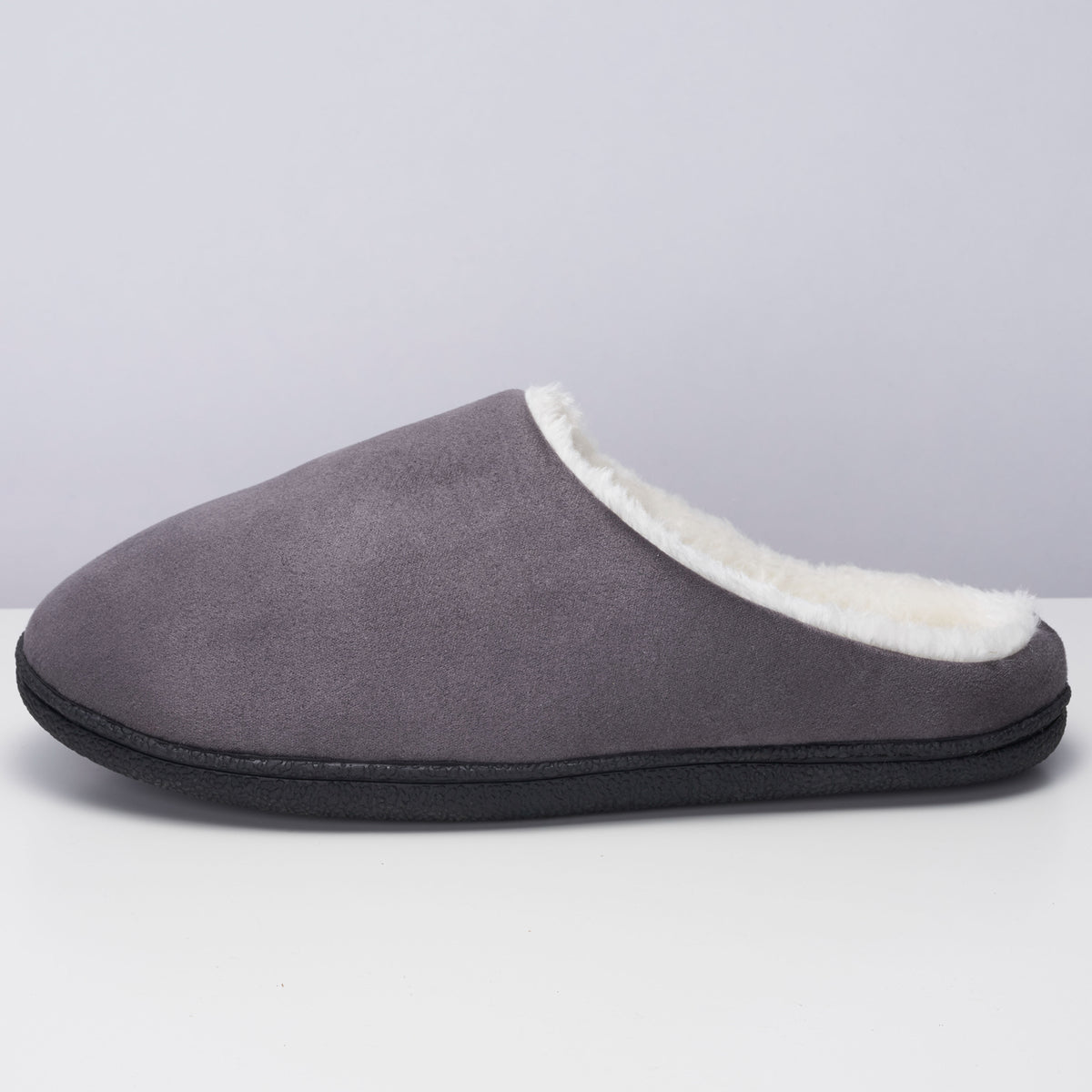 Alpine Swiss Mens Memory Foam Clog Slippers Indoor Comfort Slip On House Shoes – Gray