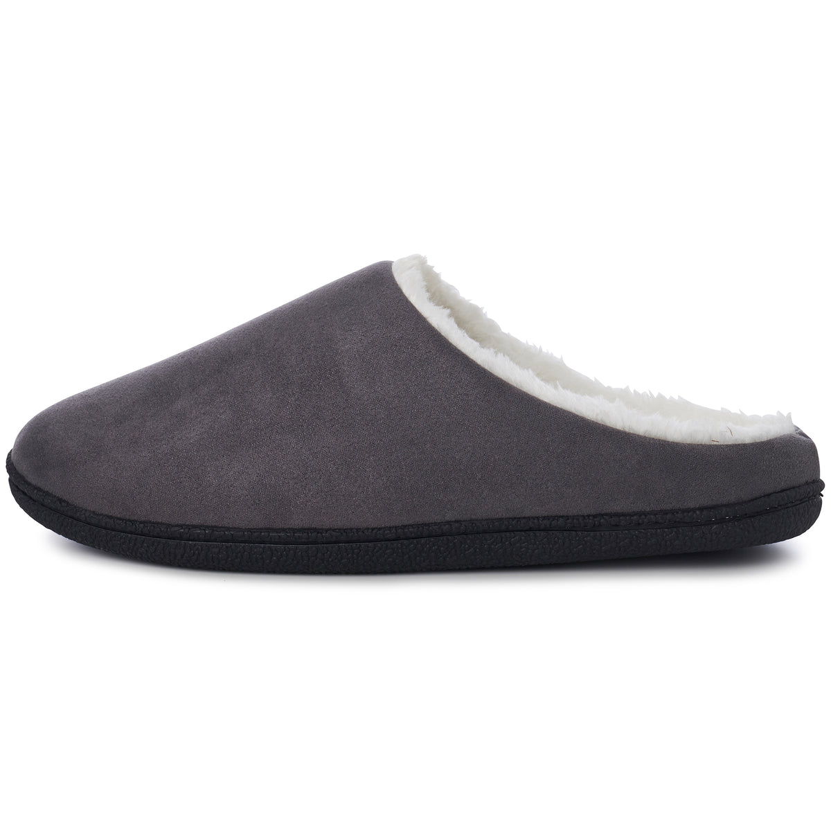 Alpine Swiss Mens Memory Foam Clog Slippers Indoor Comfort Slip On House Shoes – Gray