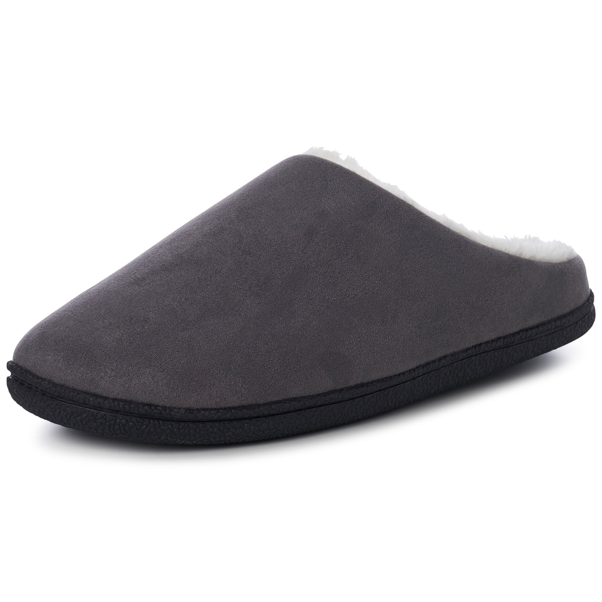 Alpine Swiss Mens Memory Foam Clog Slippers Indoor Comfort Slip On House Shoes – Gray