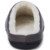 Alpine Swiss Mens Memory Foam Clog Slippers Indoor Comfort Slip On House Shoes – Gray