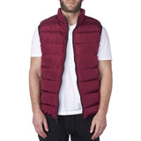 Alpine Swiss Mens Lightweight Down Alternative Puffer Vest Sleeveless Jacket – Red