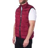 Alpine Swiss Mens Lightweight Down Alternative Puffer Vest Sleeveless Jacket – Red