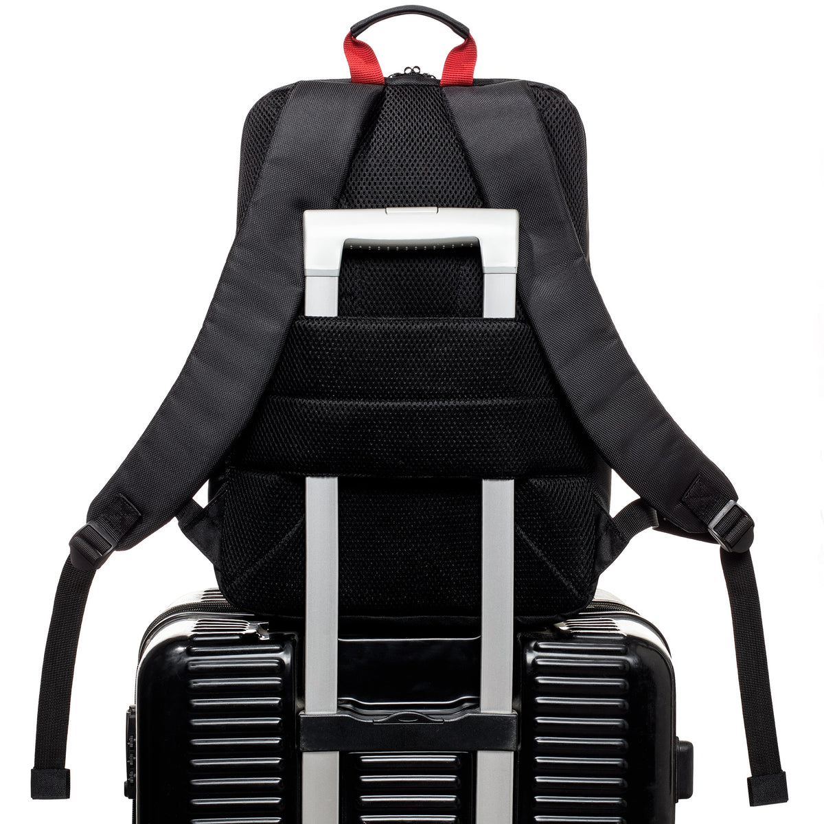 Alpine Swiss 16” Laptop Backpack Slim Travel Computer Bag Business Daypack – Black