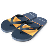 Alpine Swiss Men's Flip Flops – Orange Stripes