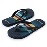 Alpine Swiss Men's Flip Flops – Sky Blue Stripes