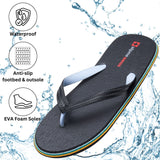 Alpine Swiss Men's Flip Flops – Black